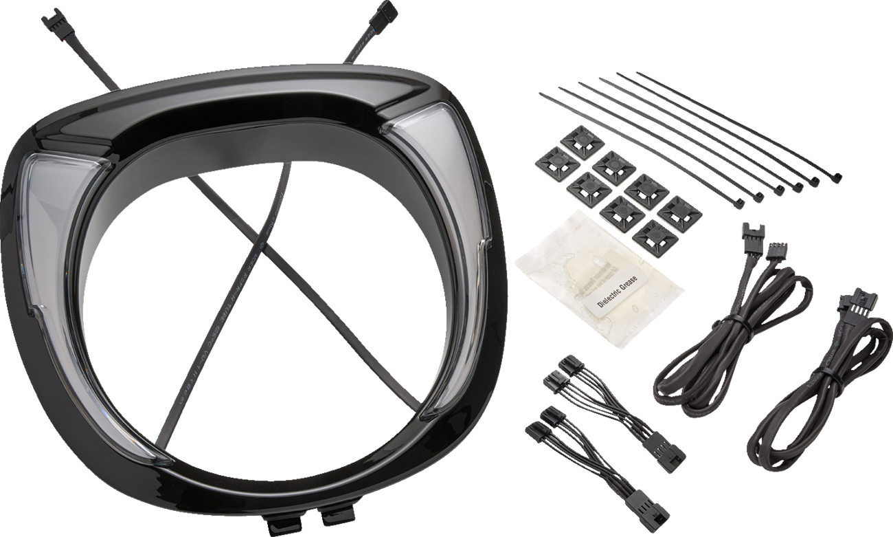 CIRO Headlight Bezel - Fang® - Chieftain - Black