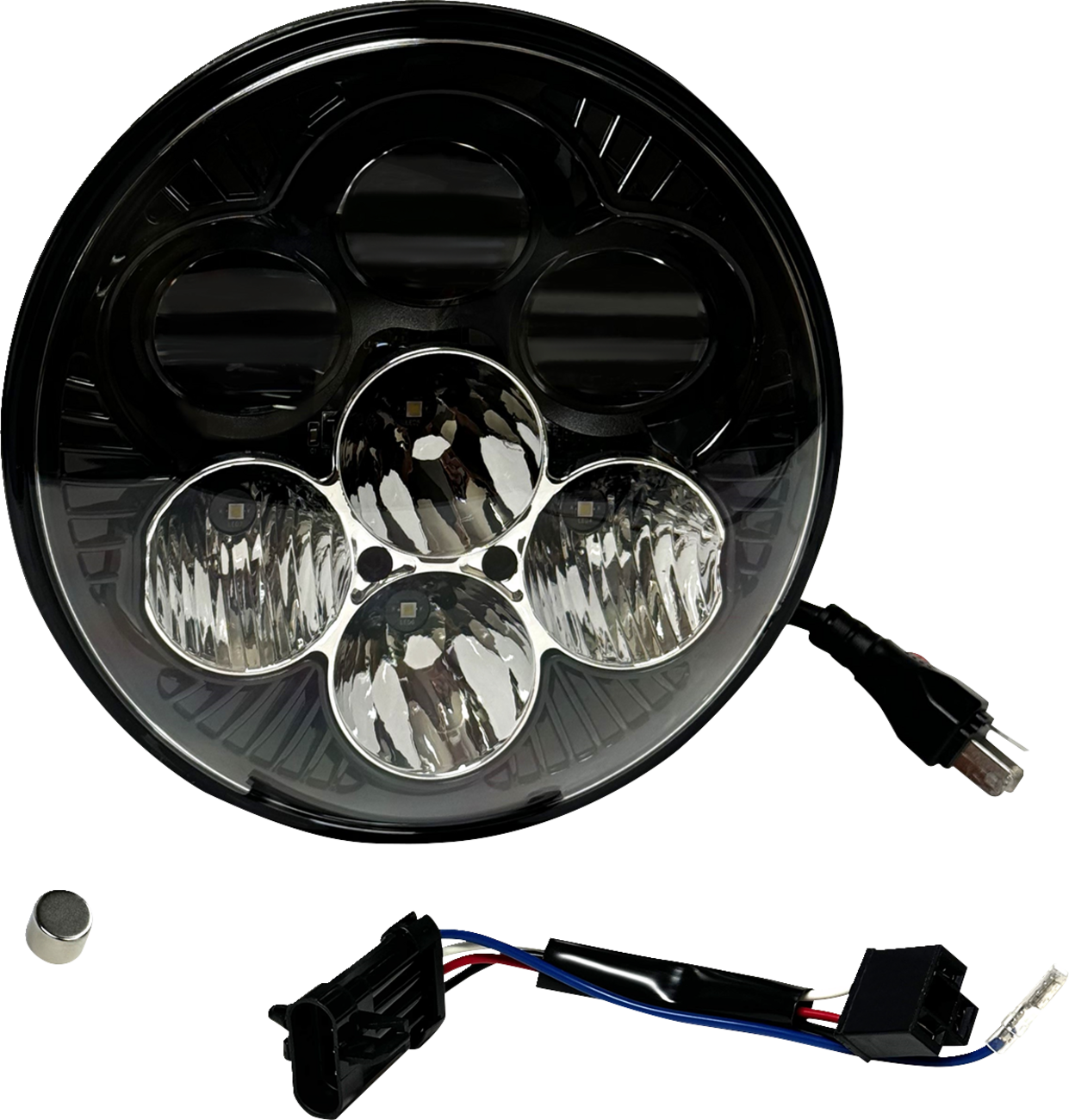 CUSTOM DYNAMICS Headlight - Shark Demon® - LED - Color Changing