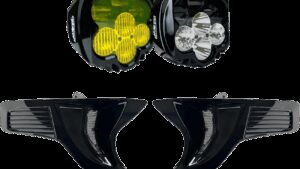 CUSTOM DYNAMICS Shark Demon® 2 Headlight/Fog Light - w/ Speed Plates