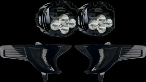 CUSTOM DYNAMICS HEADLIGHT DUAL SHARK DEMON 2 W/ SPEED PLATES