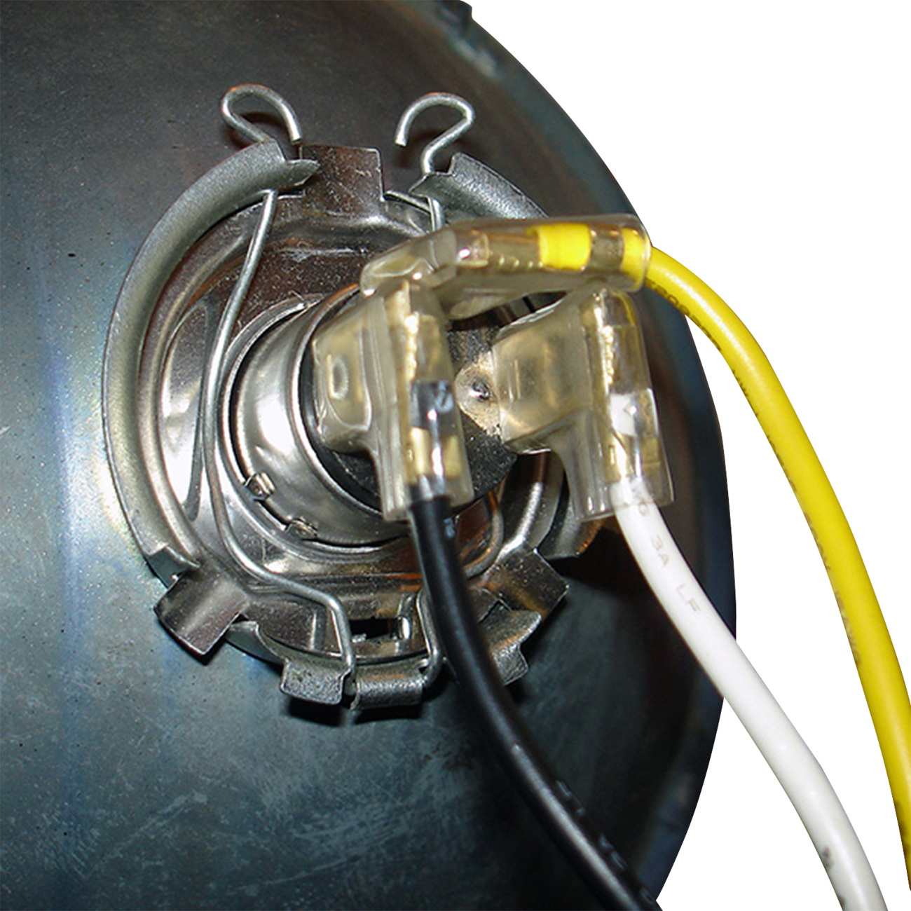 HEADWINDS HEADLIGHT HOUSING 4-1/2" CHROME VAMPIRE CONCOURS BULLET - Image 2