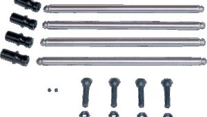 S&S CYCLE Non-Adjustable Pushrod Kit - Conversion w/Adjustable Lifter Adapters - Big Twin