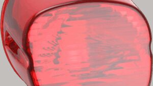 DRAG SPECIALTIES Laydown Taillight Lens - Red