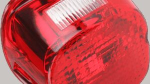 DRAG SPECIALTIES Laydown Taillight Lens - Red