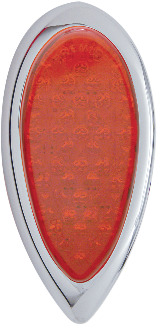 PRO-ONE PERF.MFG. Taillight - Tear Drop - Red Lens