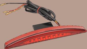 DRAG SPECIALTIES Taillight - Red - FXSB/SE