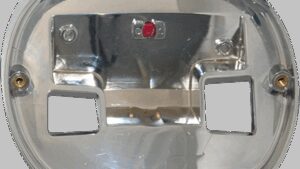 CUSTOM DYNAMICS Taillight Base Plate - Chrome