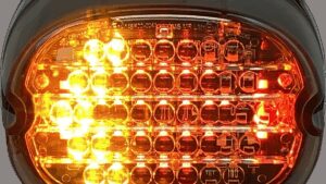 CUSTOM DYNAMICS Taillight w/ Integrated Turn Signal - No Window - Smoke Lens