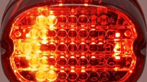 CUSTOM DYNAMICS Taillight w/ Integrated Turn Signal - Top Window - Red Lens