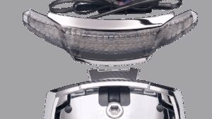 CIRO Taillight/License Plate Holder - Light Smoke Lens - Chrome