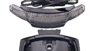 CIRO Taillight/License Plate Holder - Light Smoke Lens - Black