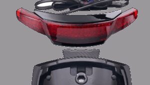 CIRO Taillight/License Plate Holder - Red Lens - Black