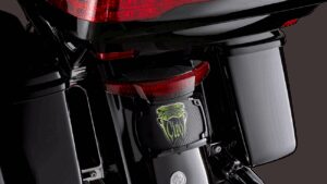 CIRO Taillight/License Plate Mount - Red Lens - Black