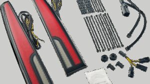 CIRO Taillight - LED - Red Lens - Black - Tri Glide