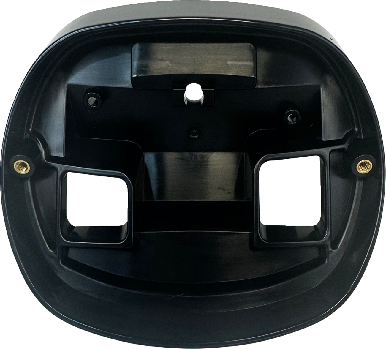 CUSTOM DYNAMICS Taillight Baseplate - Gloss Black - Softail