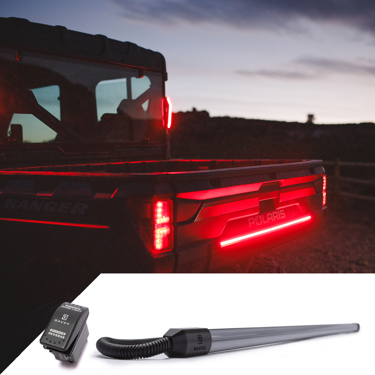 RAVEK TAIL LIGHT MULTI FUNCTION RAVEK POLARIS RANGER XD1500 - Image 5