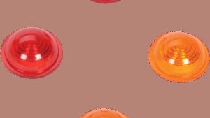 DRAG SPECIALTIES Mini-Bullet Lens Kit - Amber/Red