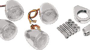 DRAG SPECIALTIES Turn Signal Kit - Clear/Red