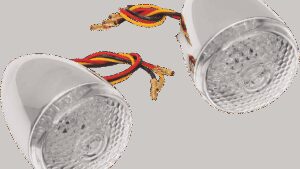 DRAG SPECIALTIES Turn Signal Kit - Clear/Amber - Front