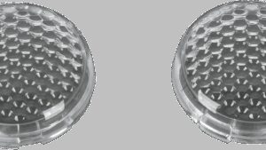 DRAG SPECIALTIES Replacement Lens - Clear - Honeycomb
