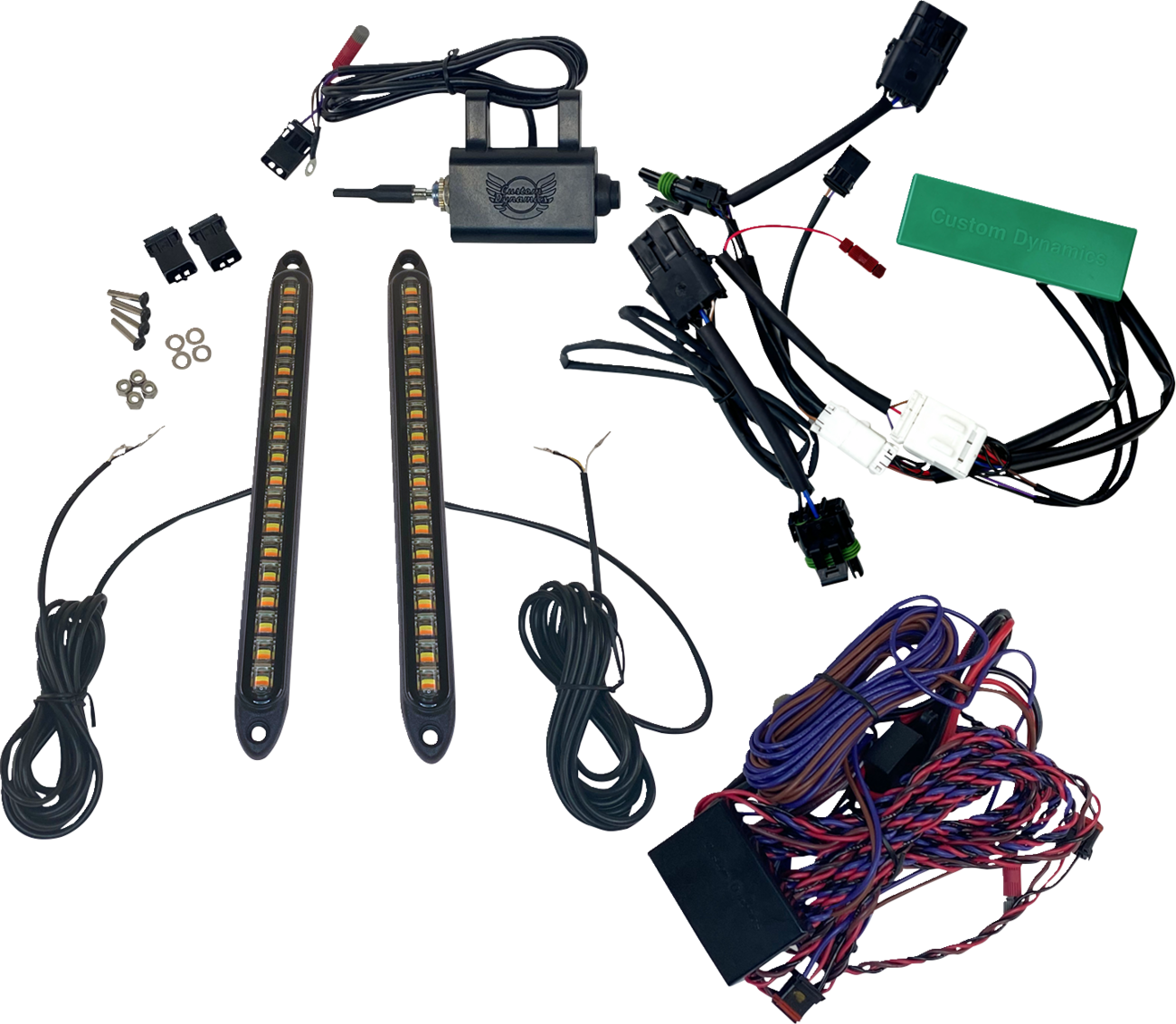 CUSTOM DYNAMICS LIGHT TURN SIGNAL KIT F&R UTV CANAM MAV