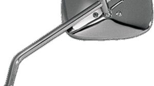 EMGO Mirror - Die-Cast - Plain - Side View - Rectangle - M10 x 1.25 - Chrome - Left/Right