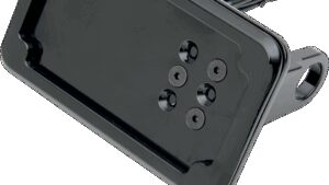 CYCLE VISIONS Horizontal License Plate Mount with Light - '08-'17 ST - Black