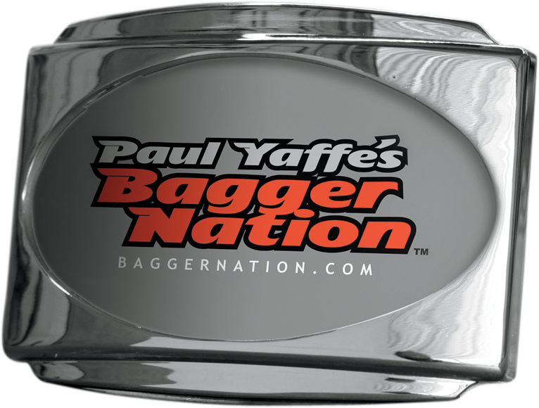 PAUL YAFFE BAGGER NATION License Plate Frame - CVO - Chrome