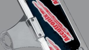 ACCUTRONIX Side Mount License Plate Assembly - Chrome