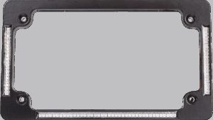 CUSTOM DYNAMICS License Plate Frame - Black