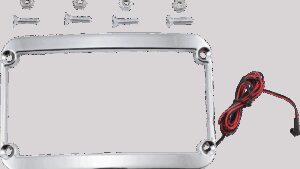 KLOCK WERKS License Plate Frame - LED - Chrome