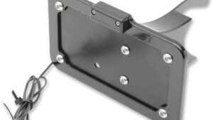 ACCUTRONIX Side Mount License Plate - Black