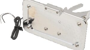 ACCUTRONIX Side Mount License Plate - Chrome