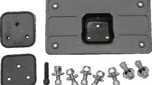 DRAG SPECIALTIES Fender License Plate Mount - Black
