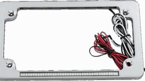 CUSTOM DYNAMICS Dual License Plate Frame - Chrome