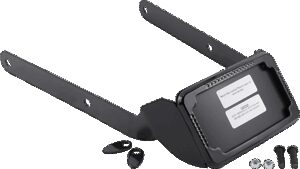 CYCLE VISIONS LP Plate Frame & Mount with Signals - FXSB - Black