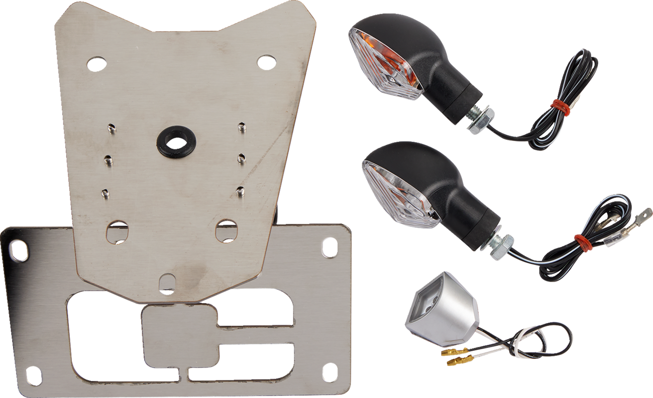 ACCUTRONIX Side Mount License Plate - Chrome - Image 2