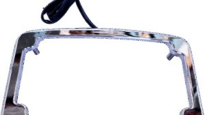 CYCLE VISIONS Beveled License Plate Frame - Chrome