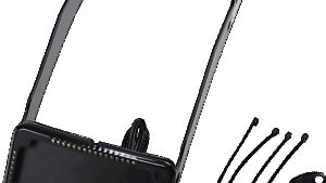 CYCLE VISIONS LP Plate Frame & Mount with Signals - FLSL - Black