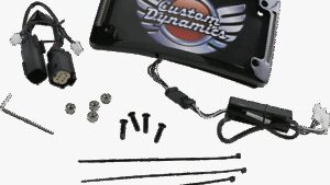 CUSTOM DYNAMICS Curved License Plate Frame - Black