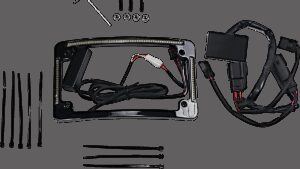 CUSTOM DYNAMICS Radius License Plate Frame - Black