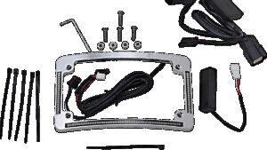 CUSTOM DYNAMICS Radius License Plate Frame - Chrome