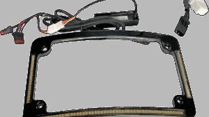 CUSTOM DYNAMICS Radius License Plate Frame - Black