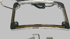 CUSTOM DYNAMICS Radius License Plate Frame - Chrome