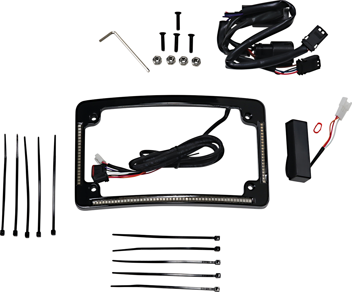 CUSTOM DYNAMICS FRAME LP 10-13 FLHX BLACK