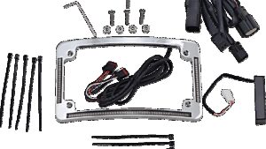 CUSTOM DYNAMICS Radius License Plate Frame - Chrome