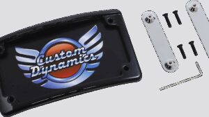 CUSTOM DYNAMICS License Plate Frame - LED - Black
