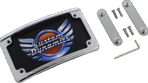 CUSTOM DYNAMICS License Plate Frame - LED - Chrome