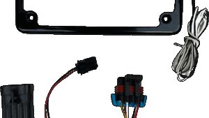 CUSTOM DYNAMICS Lighted License Plate Frame - Gloss Black - RZR XP