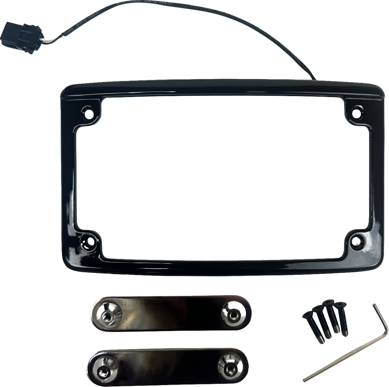 CUSTOM DYNAMICS License Plate Frame - LED - Black
